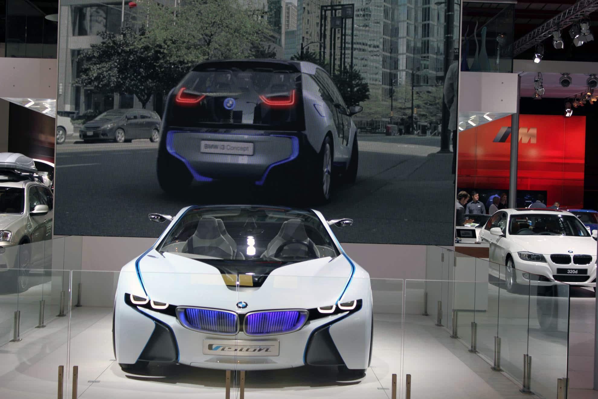 BMW i8 Concept Car on Display