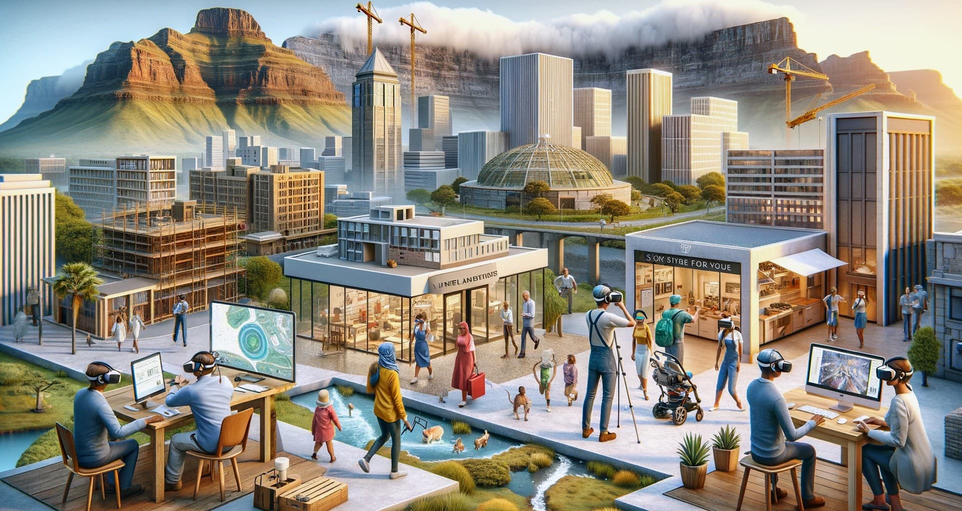 How can businesses in South Africa use Virtual Reality?