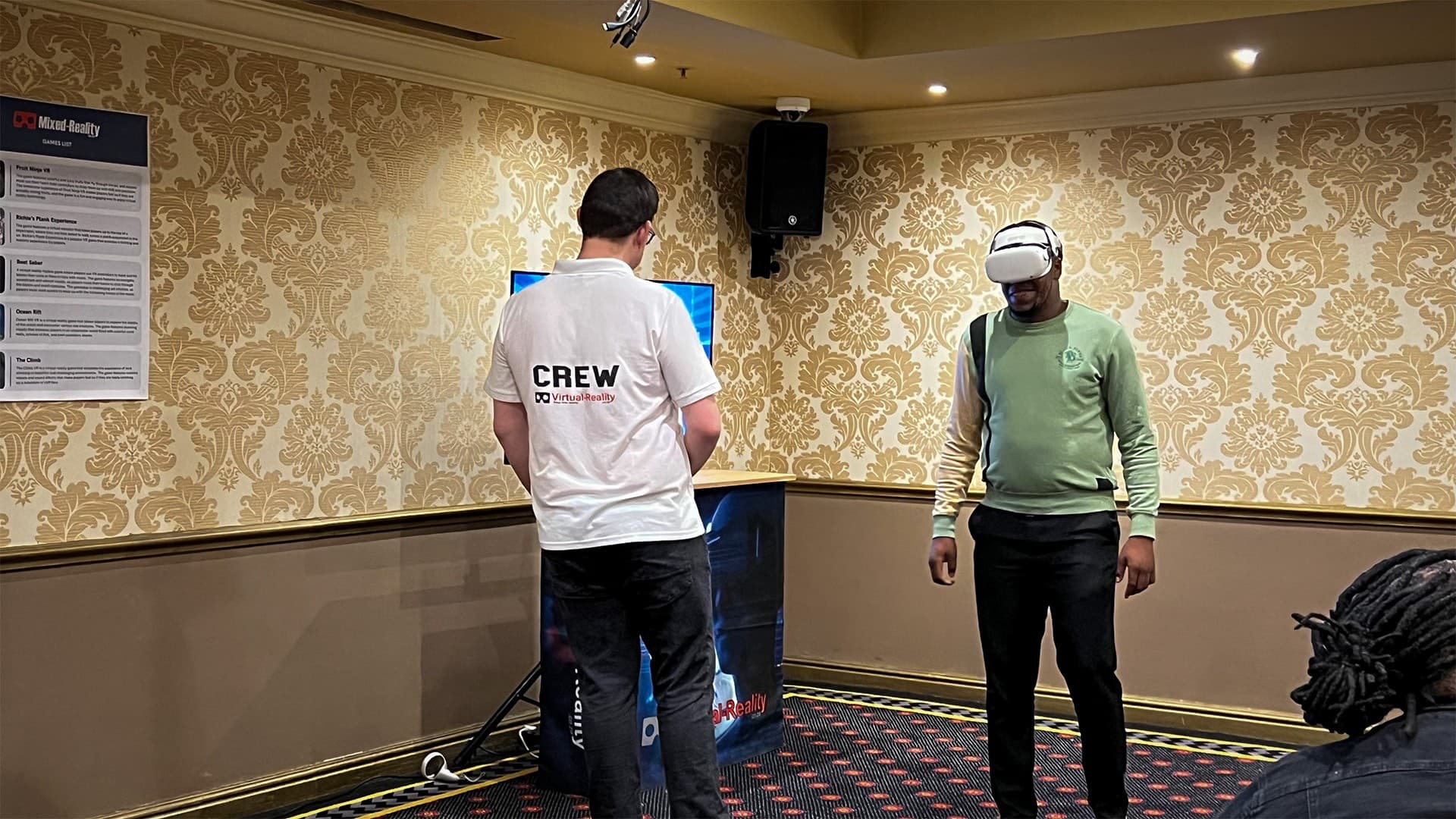 Immersive Fear and Shared Fun- Virtual Reality Event