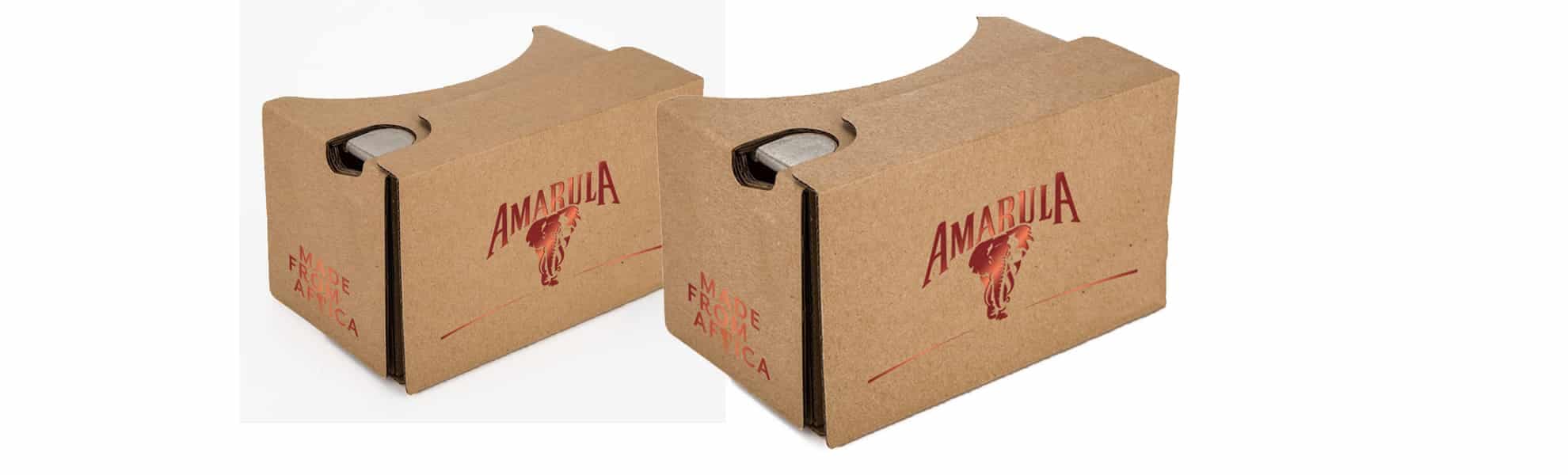 Custom Amarula Google Cardboard Headsets