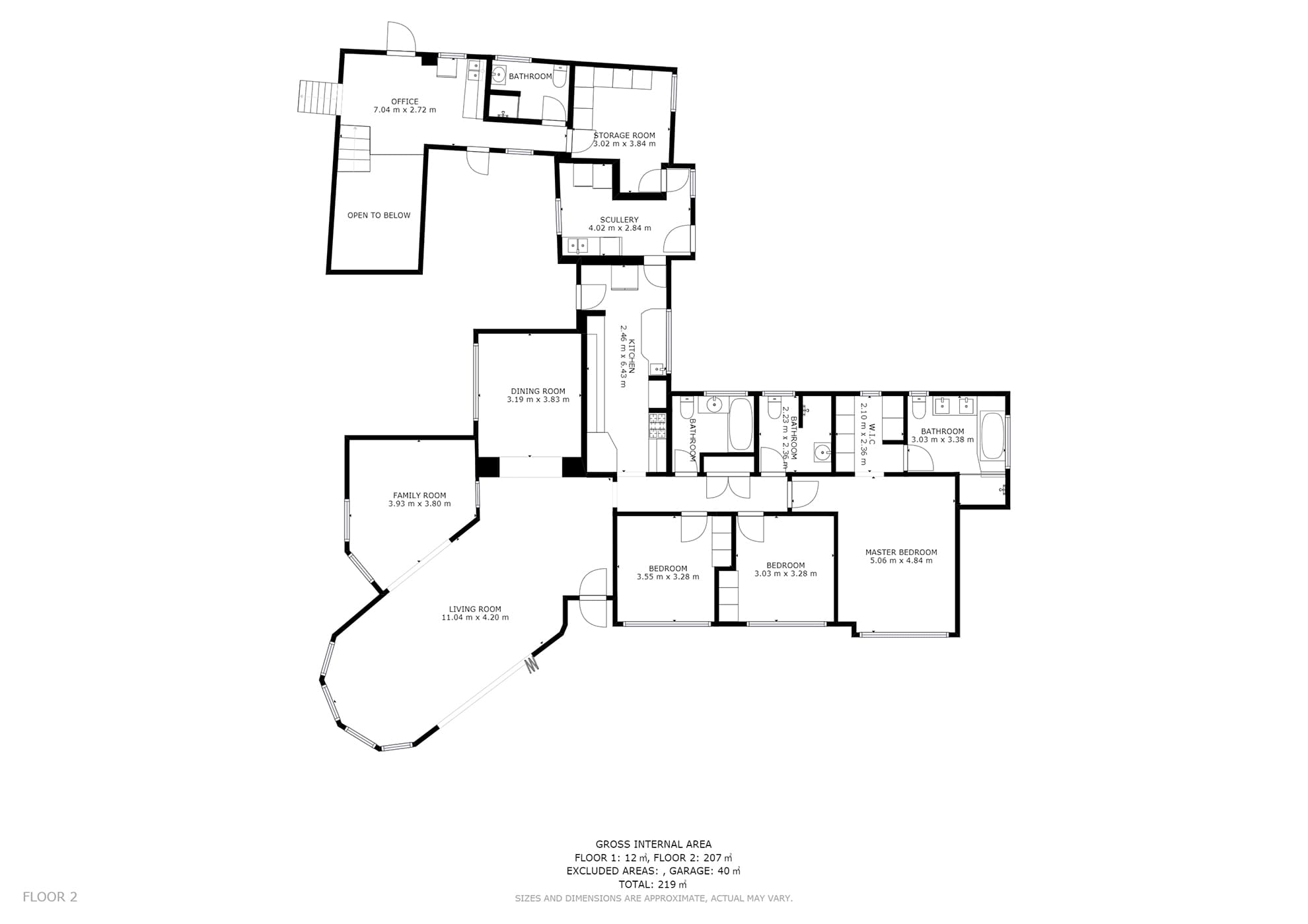 Schematic 2D Floor Plans Generated from Matterport 3D Scans
